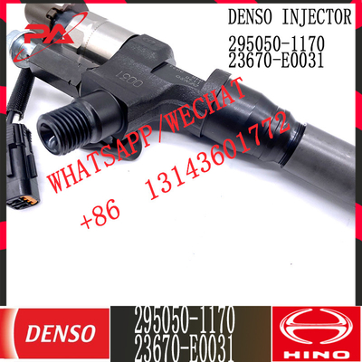 Injetor comum diesel 295050-1170 23670-E0031 do trilho de HINO DENSO