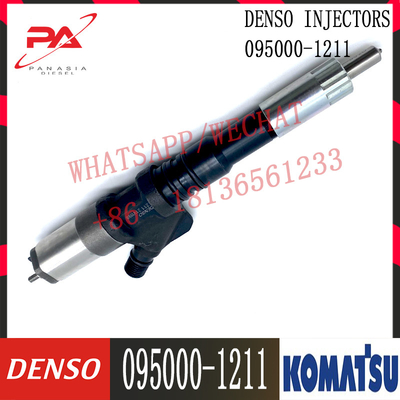 Peças de escavadeira Motor SA6D125E Komatsu Injetores de combustível Bocal Assy 6156-11-3300 095000-1211 Para PC400