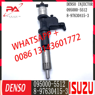 Injetor comum diesel do trilho de DENSO 095000-5512 para ISUZU 8-97630415-3