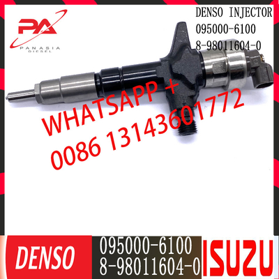 Injetor comum diesel do trilho de DENSO 095000-6100 para ISUZU 8-98011604-0
