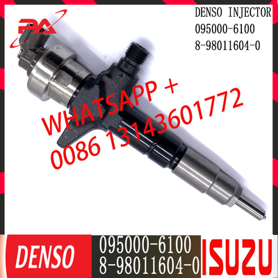 Injetor comum diesel do trilho de DENSO 095000-6100 para ISUZU 8-98011604-0