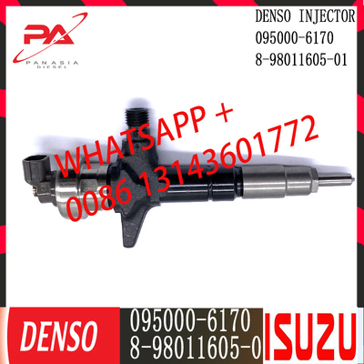 Injetor de combustível comum do trilho de DENSO 095000-6170 para o motor ISUZU 4JJ1 8-98055863-0