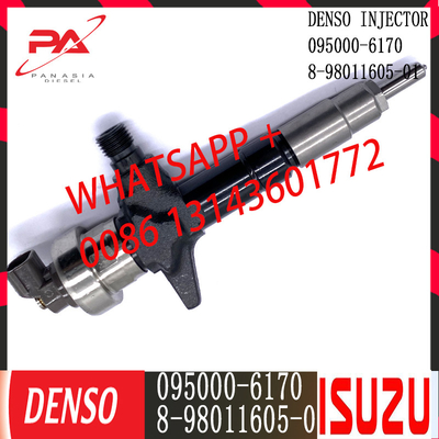 Injetor de combustível comum do trilho de DENSO 095000-6170 para o motor ISUZU 4JJ1 8-98055863-0