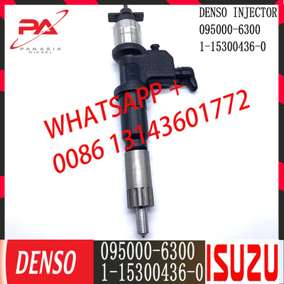 Injetor comum diesel do trilho de DENSO 095000-6300 para ISUZU 1-15300436-0