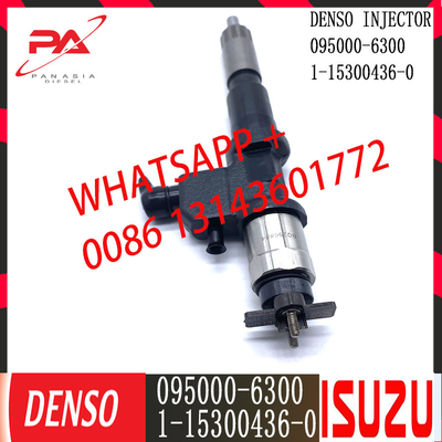 Injetor comum diesel do trilho de DENSO 095000-6300 para ISUZU 1-15300436-0