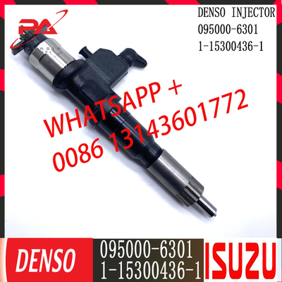 Injetor comum diesel do trilho de DENSO 095000-6301 para ISUZU 1-15300436-1