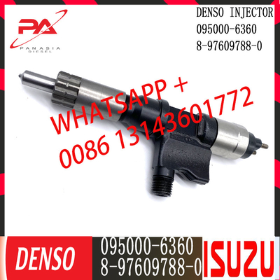 Injetor comum diesel do trilho de DENSO 095000-6360 para ISUZU 8-97609788-0