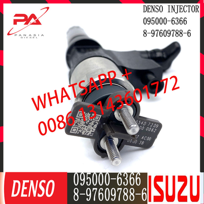 Injetor comum diesel do trilho de DENSO 095000-6366 para ISUZU 8-97609788-6