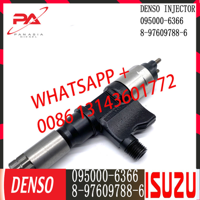 Injetor comum diesel do trilho de DENSO 095000-6366 para ISUZU 8-97609788-6