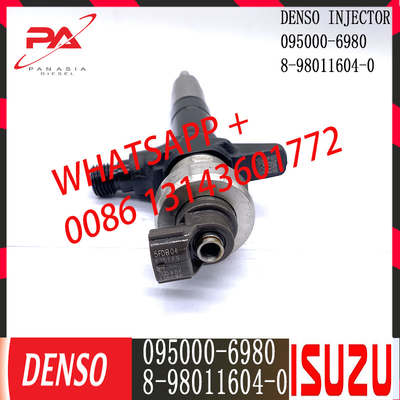 Injetor comum diesel do trilho de DENSO 095000-6980 para ISUZU 8-98011604-0