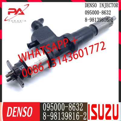 Injetor comum diesel do trilho de DENSO 095000-8632 para ISUZU 8-98139816-2
