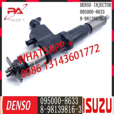 Injetor comum do trilho do motor diesel de Denso 095000-8633 para Isuzu 8-98139816-3