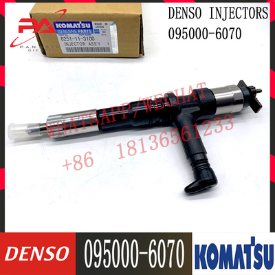 095000-6070 Injetor Diesel Common Rail para KOMATSU PC350-7 PC400-7 6251-11-3100