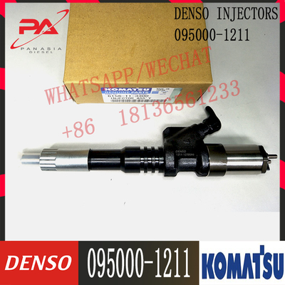 Injetor diesel do motor de KOMATSU 095000-1211 095000-0800 6156-11-3100 para o trilho comum de DENSO