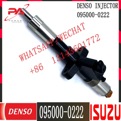 095000-0222 injetor de combustível diesel comum original do trilho 095000-0221 para ISUZU 6SD1 1-15300347-3
