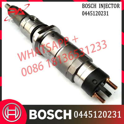 Injetor comum do trilho do injetor de combustível Bos-Ch 0445120231 0445-120-231 para o motor do combustível diesel