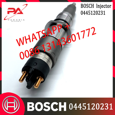 Injetor comum do trilho do injetor de combustível Bos-Ch 0445120231 0445-120-231 para o motor do combustível diesel