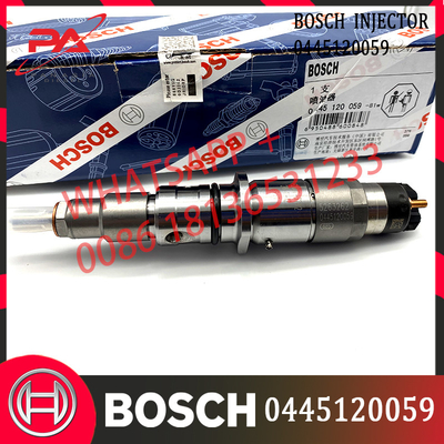 Injetor comum diesel 0445120059 do trilho de Bosch para KOMATSU Cummins SAA6D107E-1 3976372