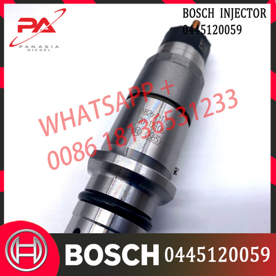 Injetor comum diesel 0445120059 do trilho de Bosch para KOMATSU Cummins SAA6D107E-1 3976372